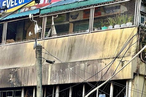 baguio city fire|Fire hits Baguio’s first shopping mall .